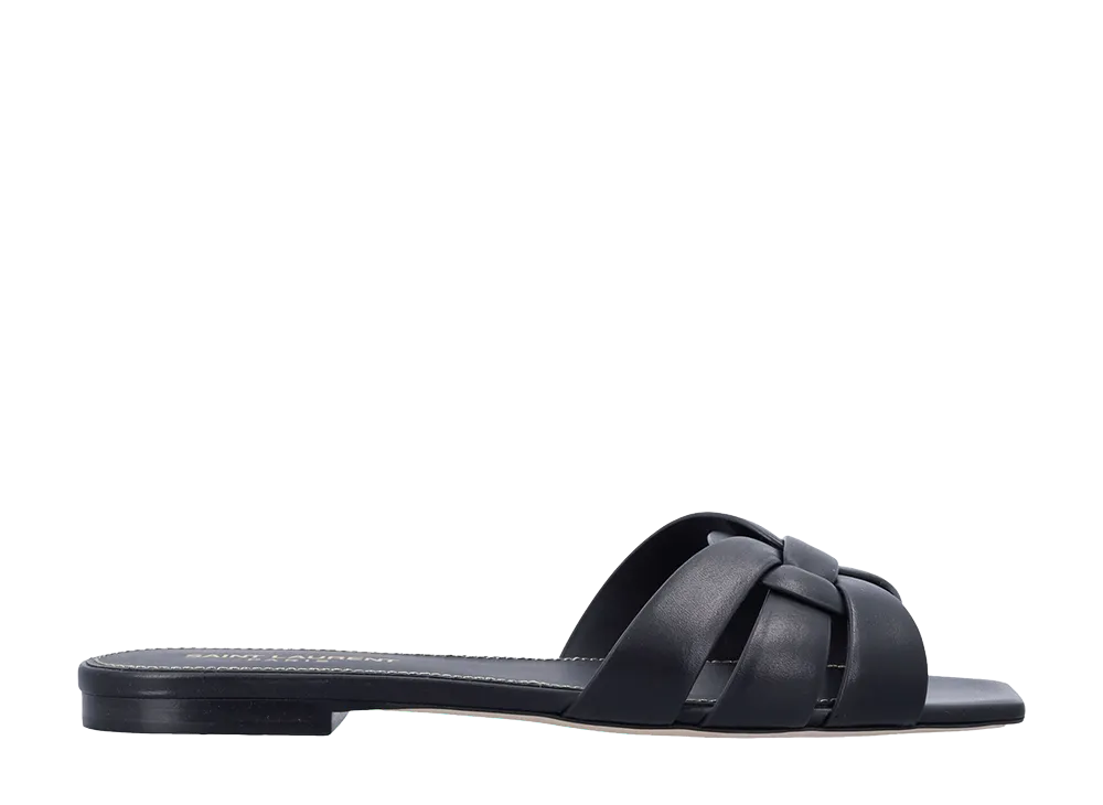 Saint Laurent Women's Flat Shoes "Black"