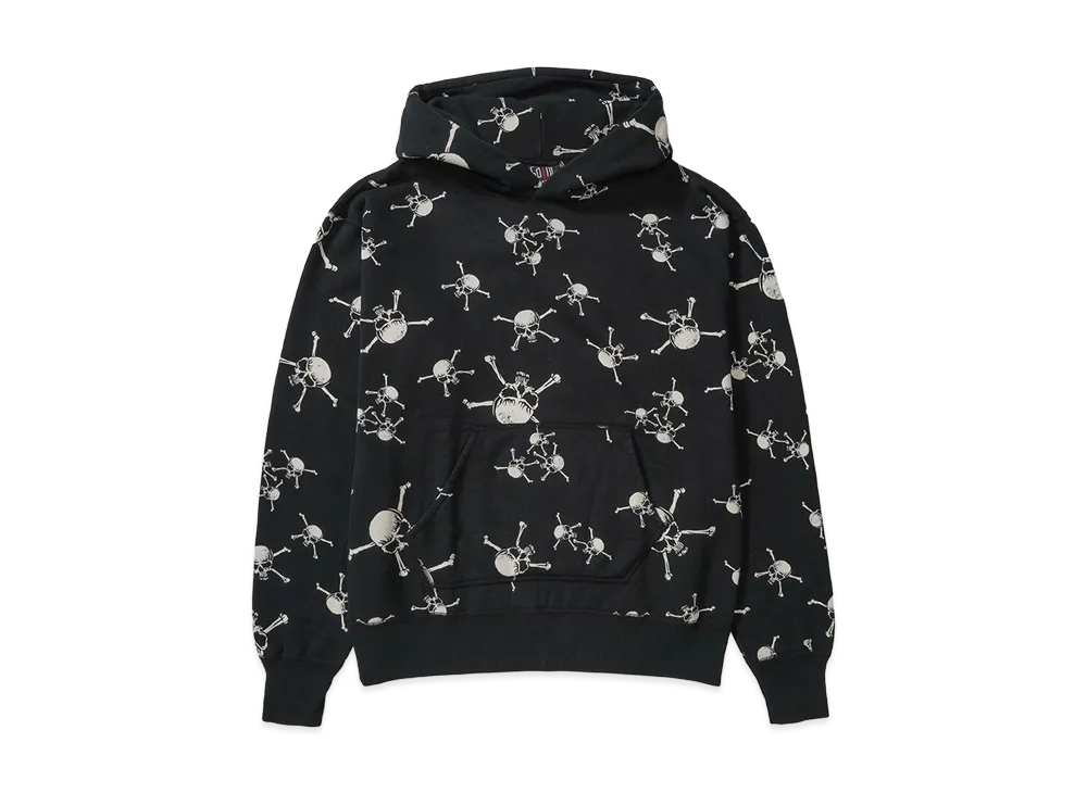 SAINT Mxxxxxx Skull Pullover Hoodie "Black"