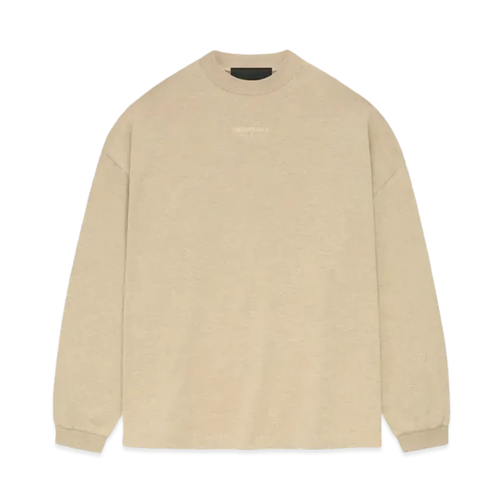 FEAR OF GOD ESSENTIALS LS Tee "Gold Heather"