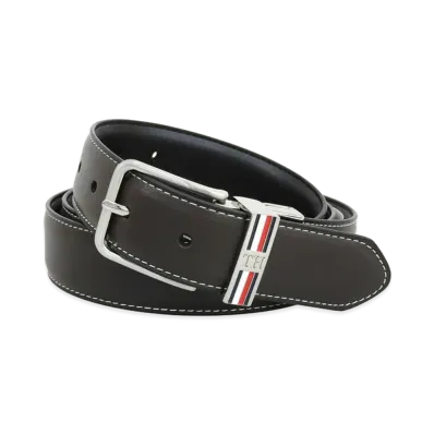 TOMMY HILFIGER 42/105 Leather Belt "Brown/Black"