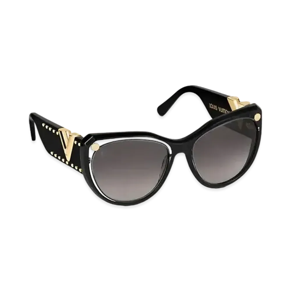Louis Vuitton My Fair Lady Studs Sunglasses "Noir"