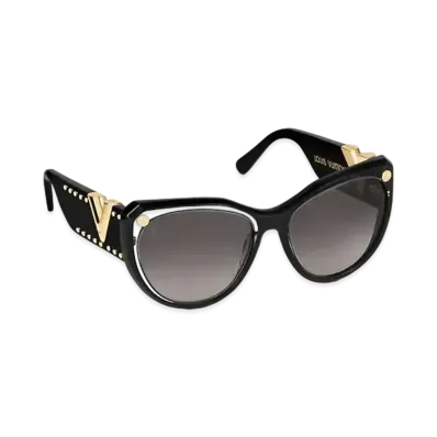 Louis Vuitton My Fair Lady Studs Sunglasses "Noir"