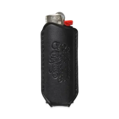 APHRODITEGANG Classic Logo Leather Lighter Case "Black"