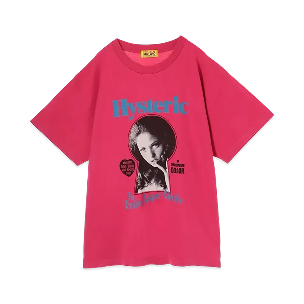 HYSTERIC GLAMOUR Erotic Chicks Oversized T-Shirt "Pink"