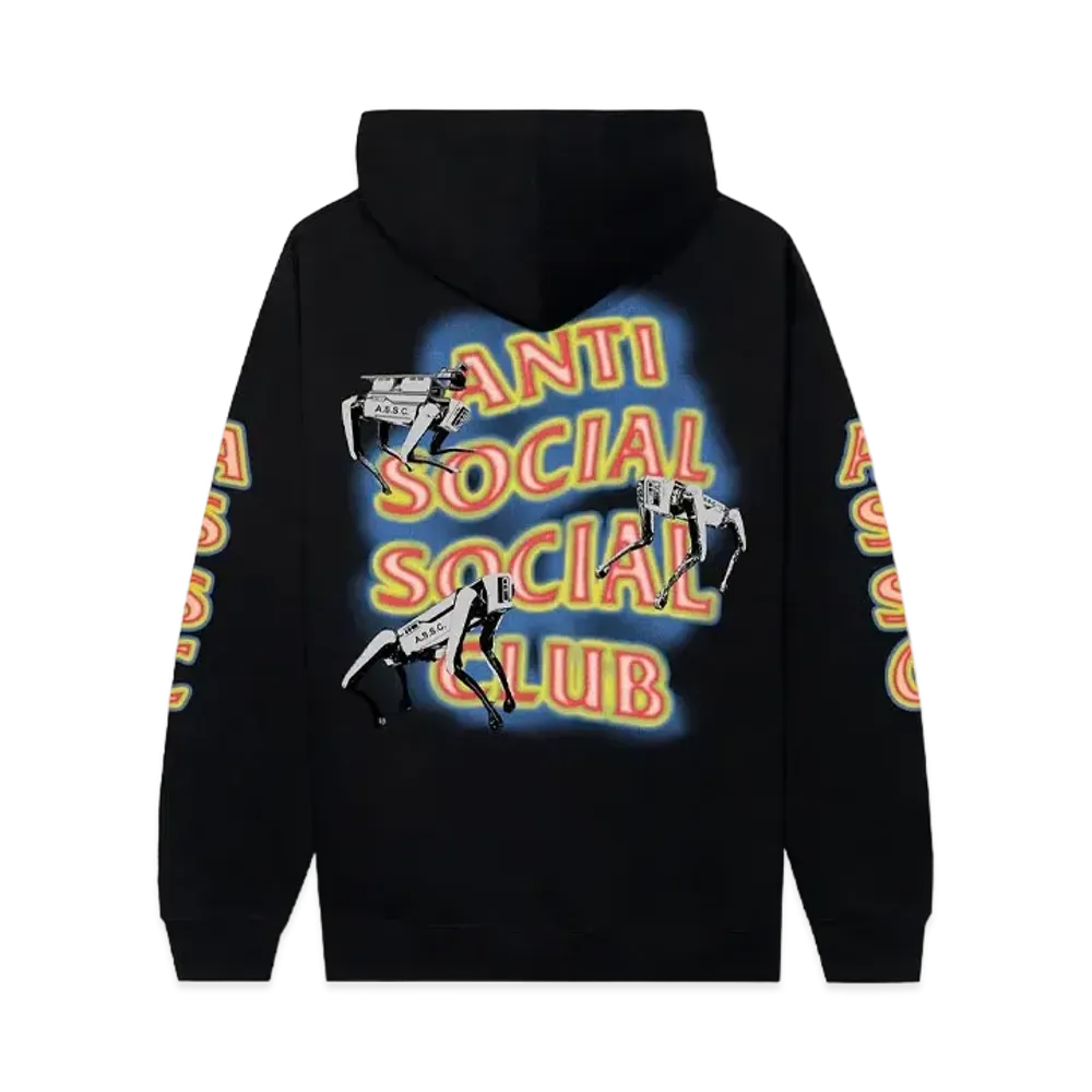 ANTI SOCIAL SOCIAL CLUB Cyber Dogs Hoodie "Black"