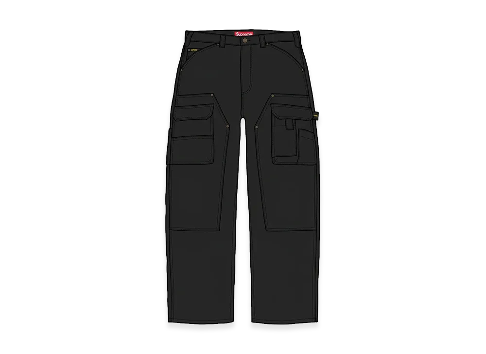 Supreme Double Knee Utility Pant "Black"