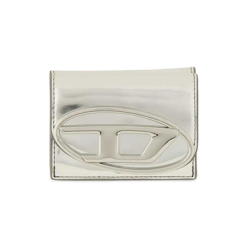 Diesel Women's Trifold Wallet "Silver"