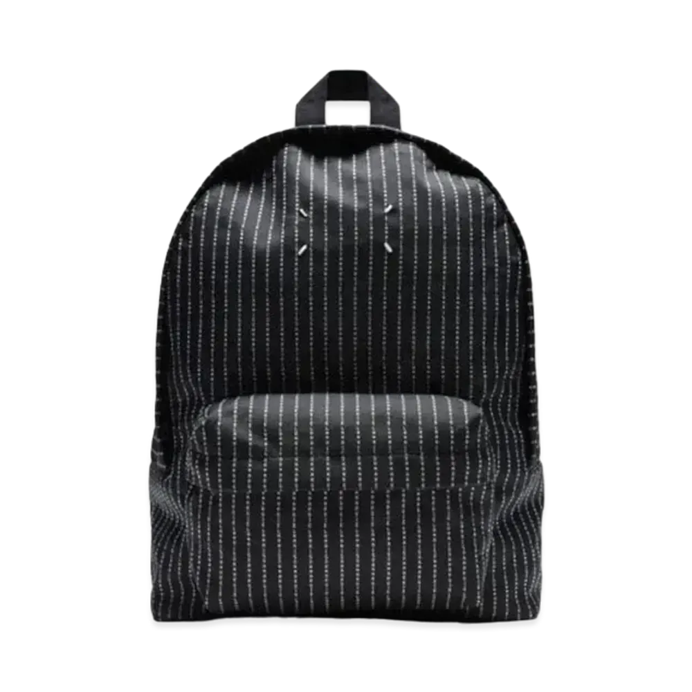 Maison Margiela Pinstripe Backpack "Black"
