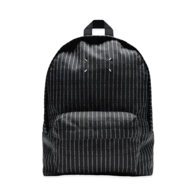 Maison Margiela Pinstripe Backpack "Black"