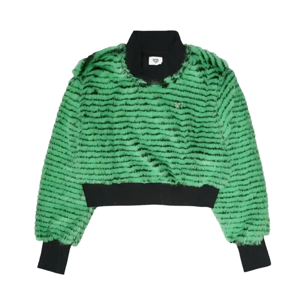 HTH fur border sweat "GREEN"