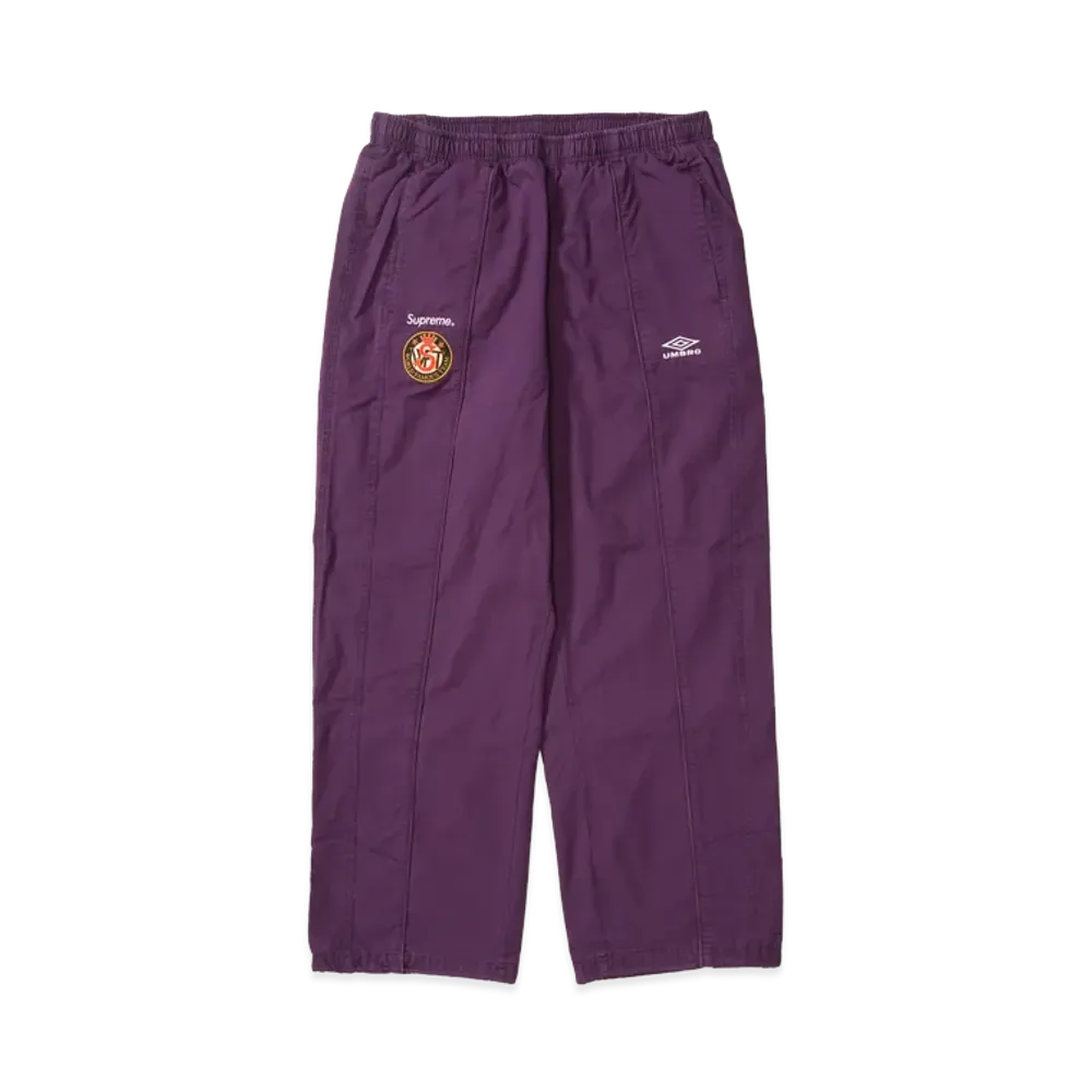 Supreme x Umbro Cotton Ripstop Track Pant (26SS) "Plum"
