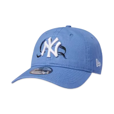 NEW ERA BTS x MLB Black Swan New York Yankees 9FORTY "Air Force Blue"