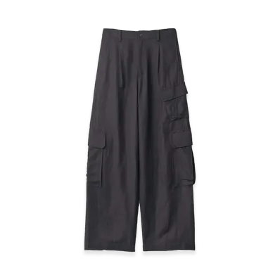 ssstein Vis/Li/Ra Twill Cargo Trousers "Black"