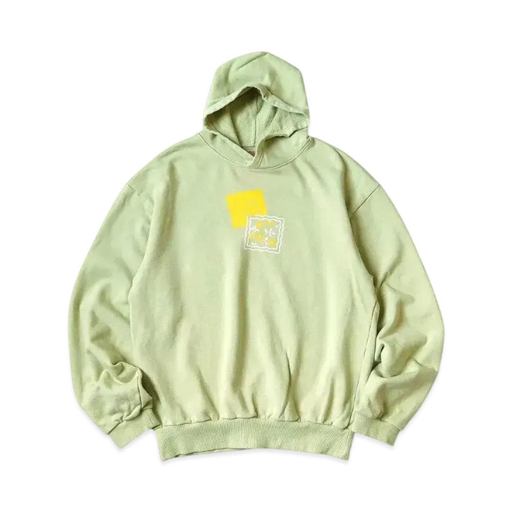 KAPITAL 30/- Fleece Hood Sweatshirt "Mint"