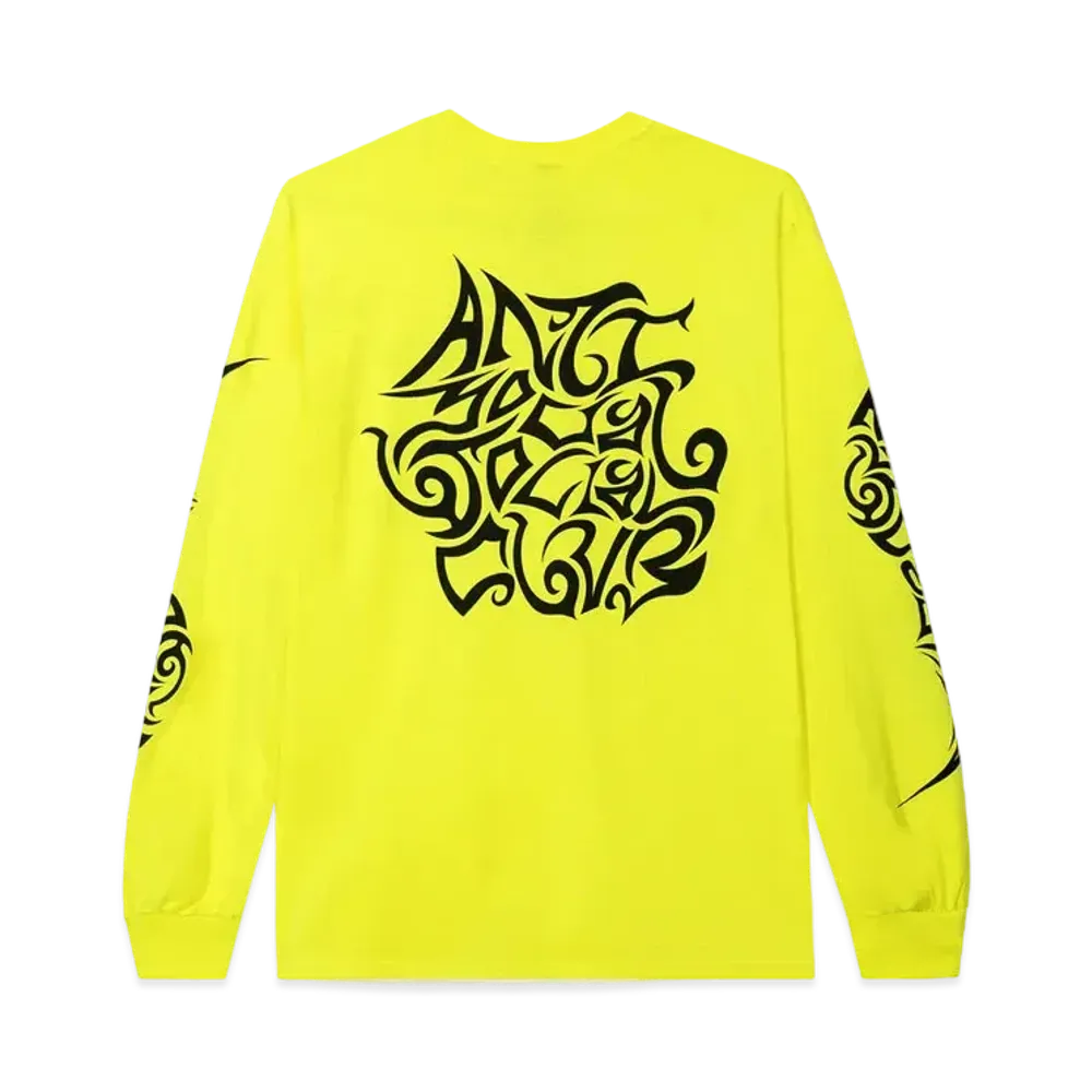 ANTI SOCIAL SOCIAL CLUB FA22 I Get Into It Safety Green Long Sleeve Tee "Safety Green"