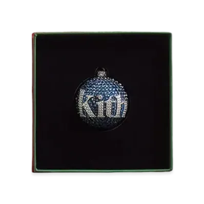 Kith Kithmas Ball Ornament with Swarovski Crystals "Navy"
