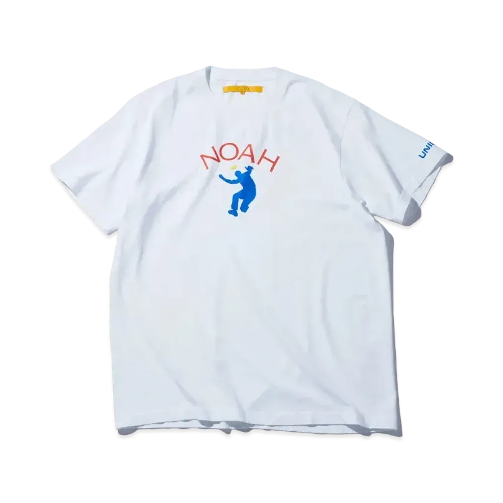 UNION NOAH Logo Lockup Tee "White"