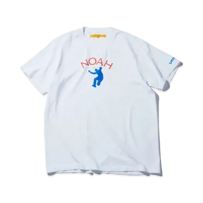 UNION NOAH Logo Lockup Tee "White"