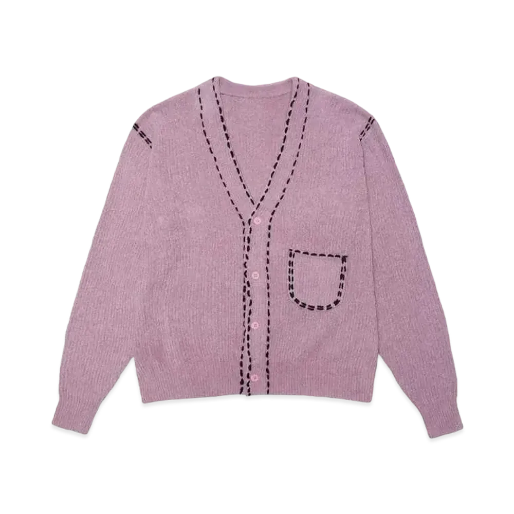 PHINGERIN PG1 CARDIGAN "MOS PINK"
