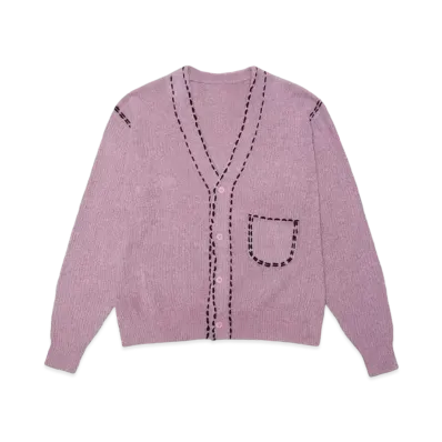 PHINGERIN PG1 CARDIGAN "MOS PINK"