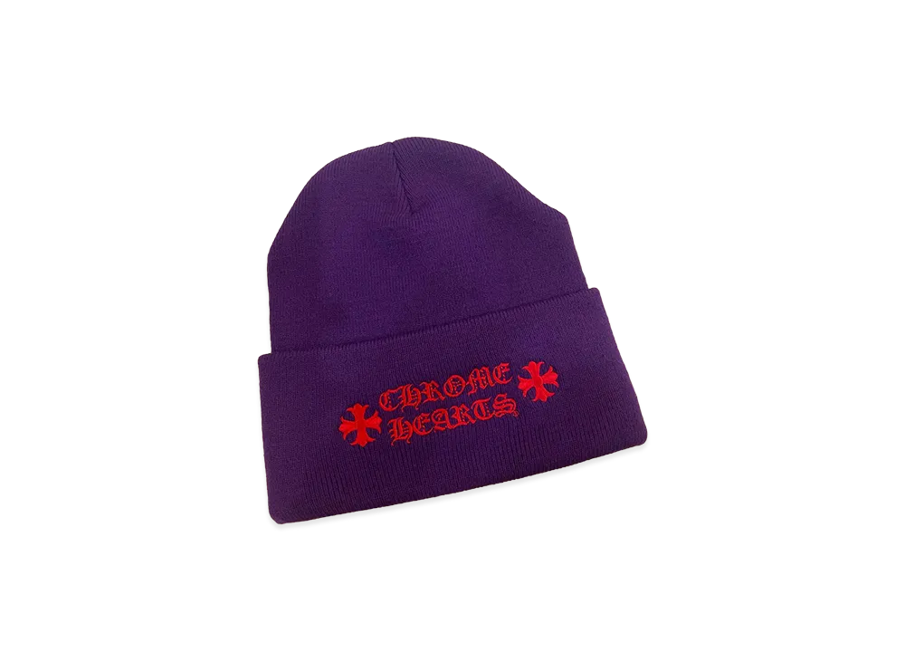 Chrome Hearts Watch Cap CH Plus "Purple"