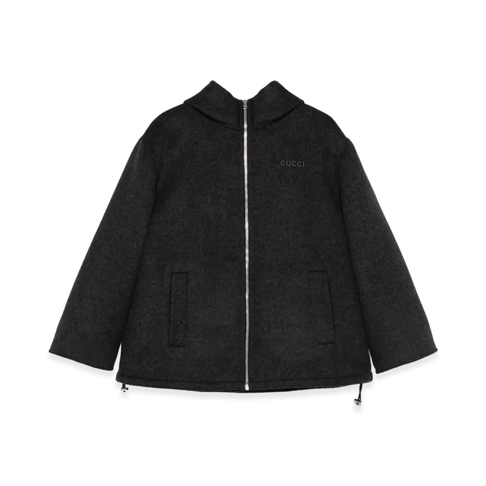 GUCCI Women's Coats "Dark Grey/Light Grey"