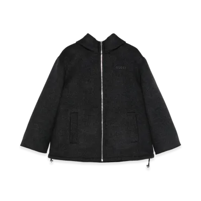 GUCCI Women's Coats "Dark Grey/Light Grey"