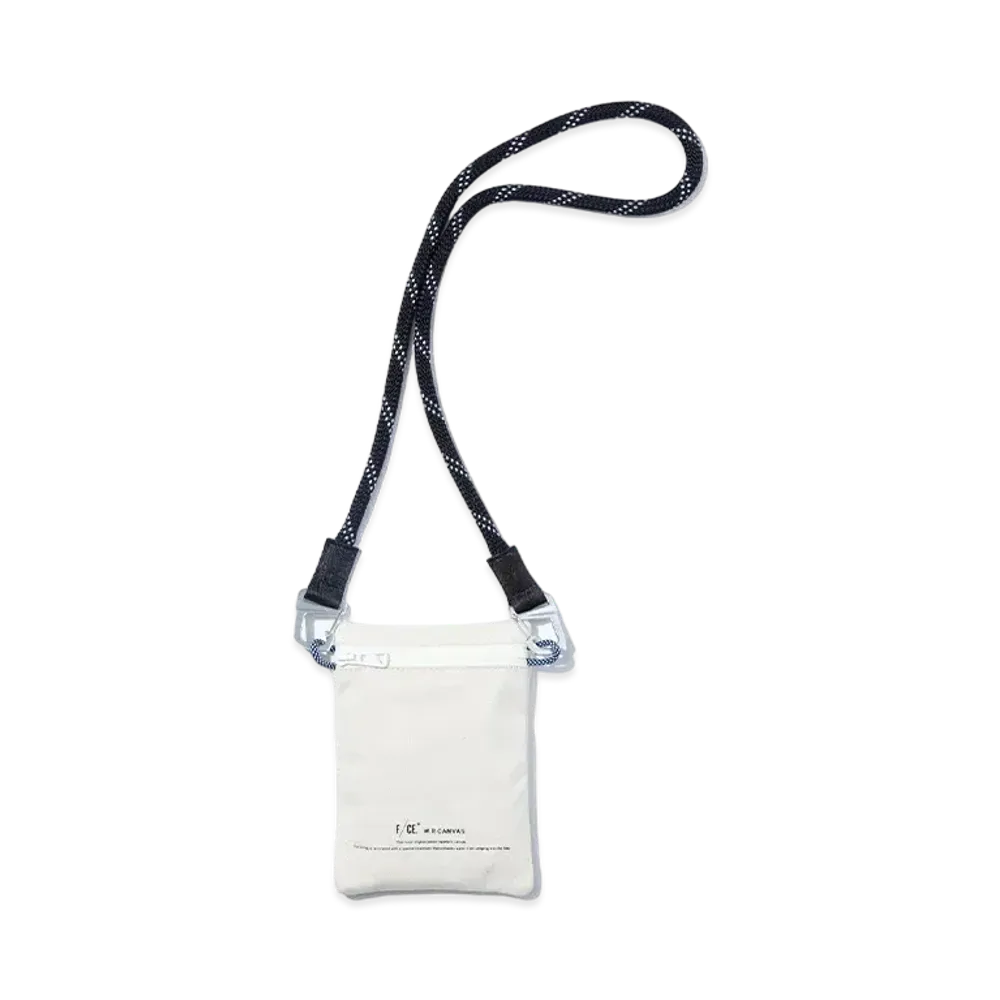 F/CE. W.R Canvas Map Pochette "Ivory"