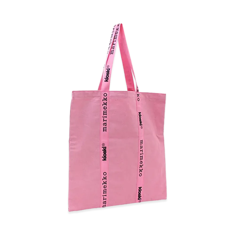 Marimekko Kioski Tote Bag Canvas Bag Igelin Solid "Pink"
