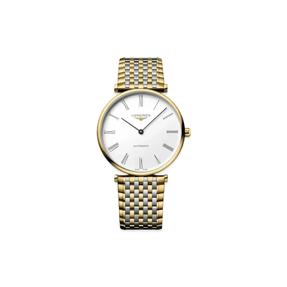 Longines La Grande Classique de Longines 38.00mm "White/Yellow/Stainless Steel" L4.918.2.11.7