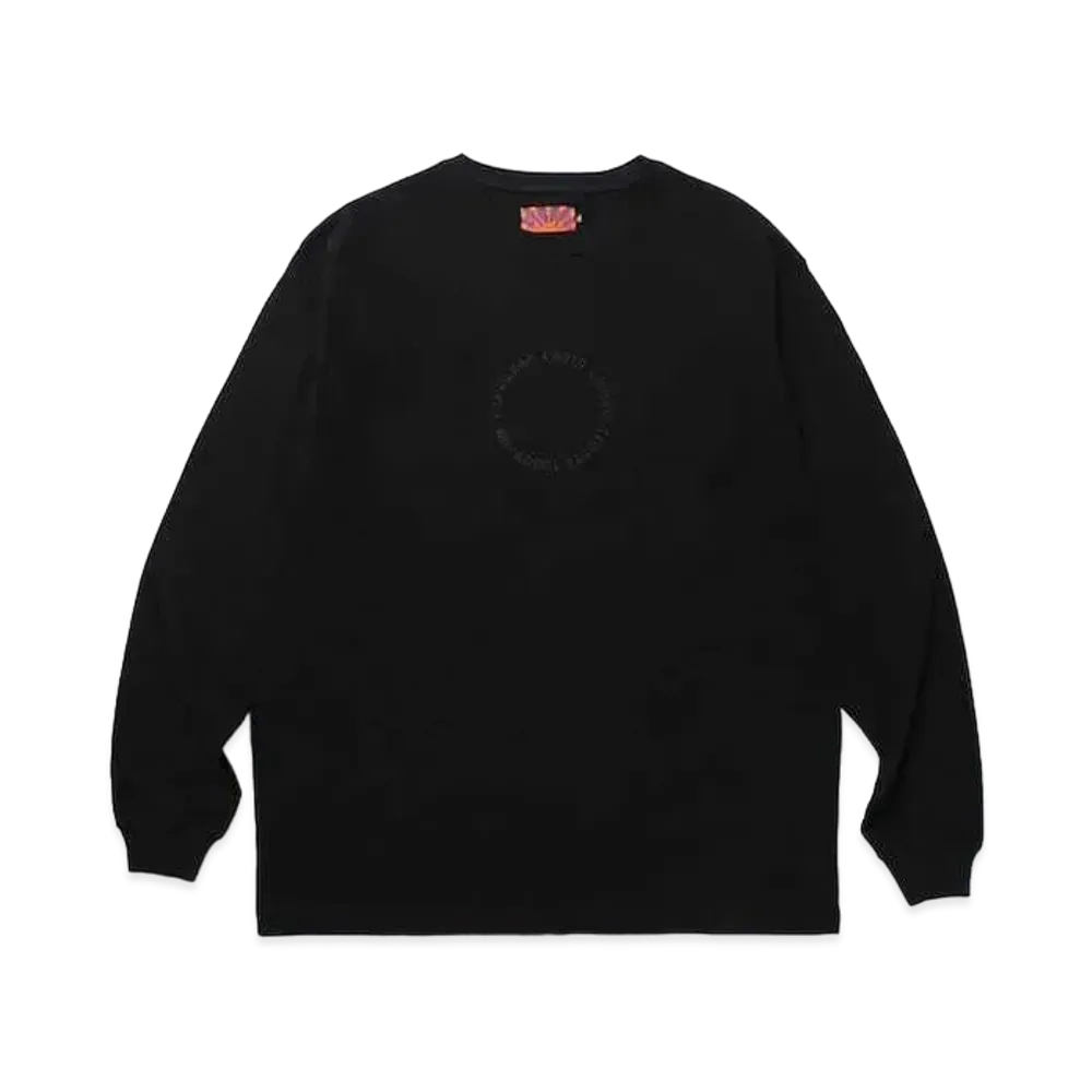 APHRODITEGANG Circle Logo L/S Tee "Black-Black"