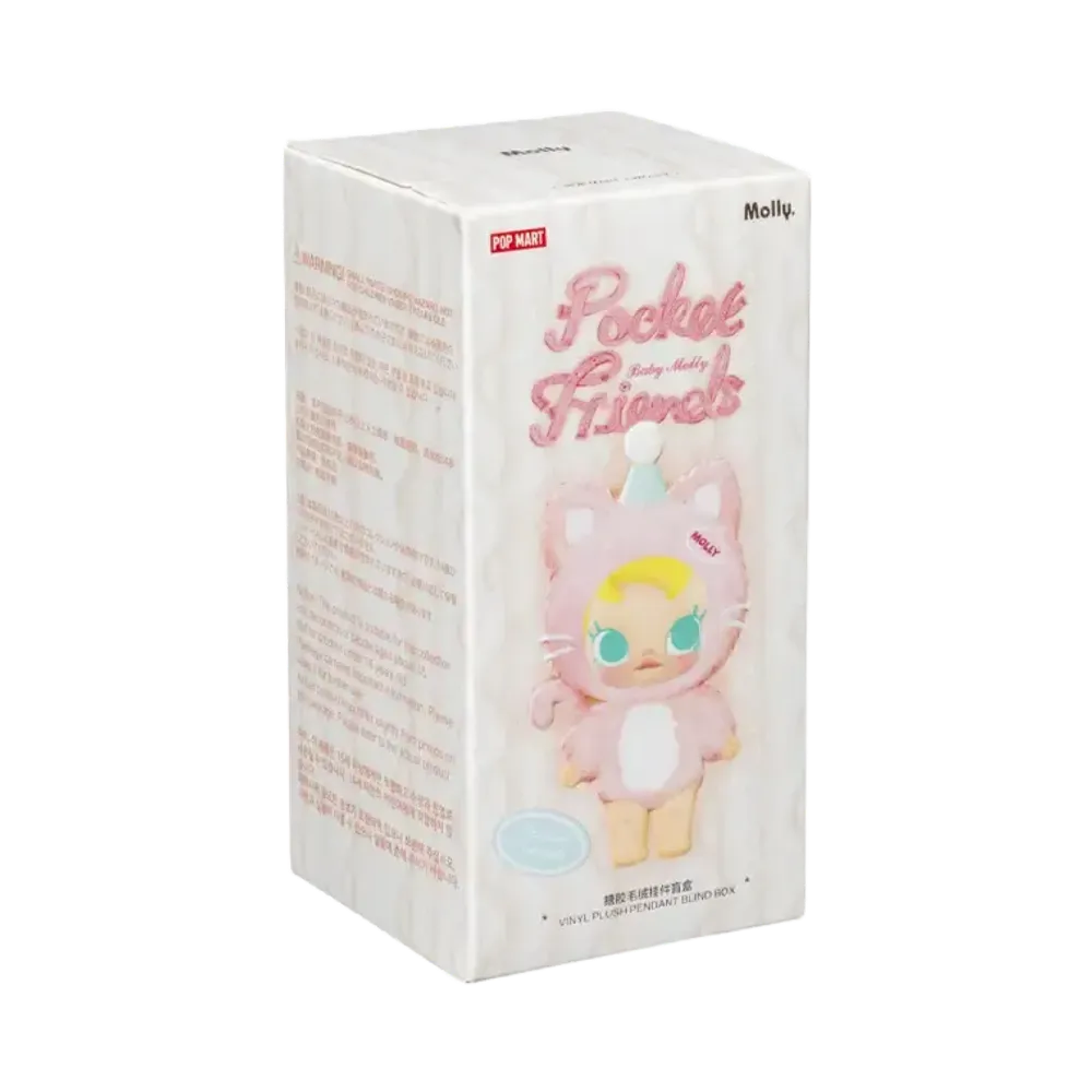 POP MART Baby Molly Pocket Friends Series Vinyl Plush Pendant Blind Box [Piece]