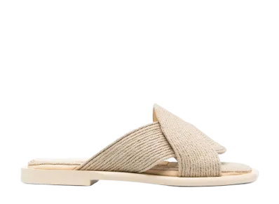 LOEWE Women's Petal Slide "Beige"
