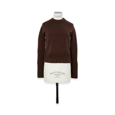 sacai Wool Knit Pullover "Brown"