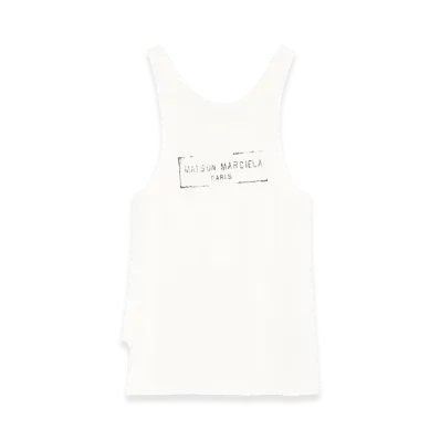 Maison Margiela Women's Logo Tank Top "White"