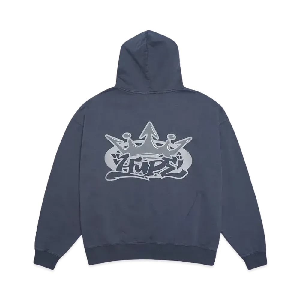 HYPE DROP x 9090 HYPE Logo ZIP Hoodie "Chemical NAVY"