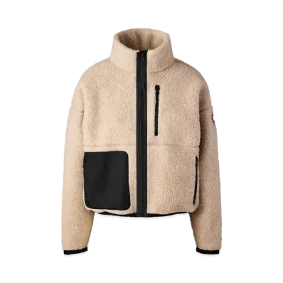 CANADA GOOSE Simcoe Oversized Fleece Jacket "Light Tan"
