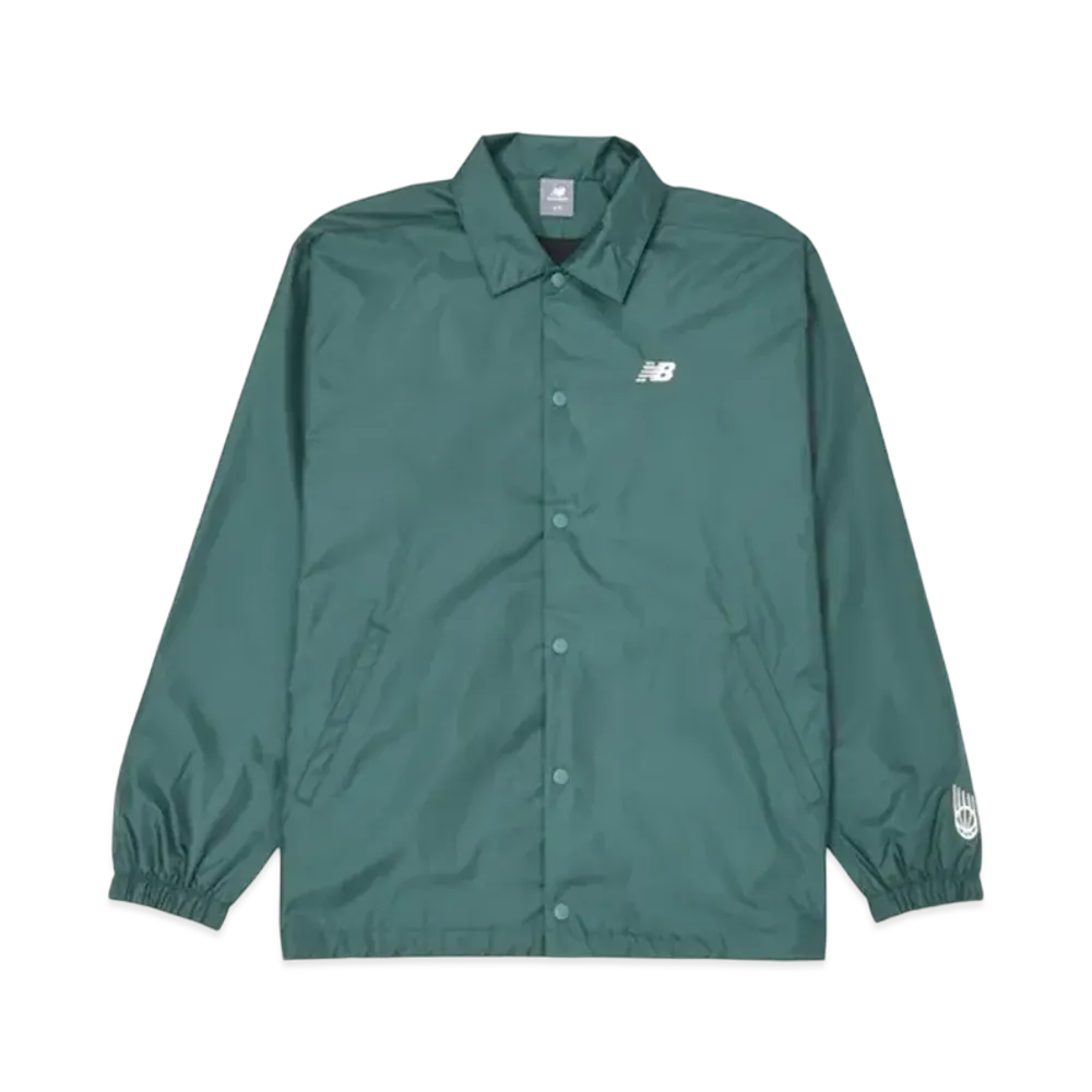 New Balance Coach Jacket "Night Watch Green"