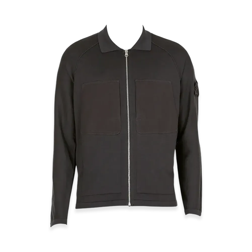 Stone Island Shadow Project 5051S Knit Overshirt - 22FW "Khaki Brown"