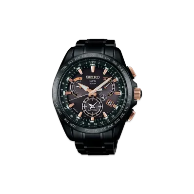 SEIKO Astron GPS Solar Dual Time "Black" SBXB075