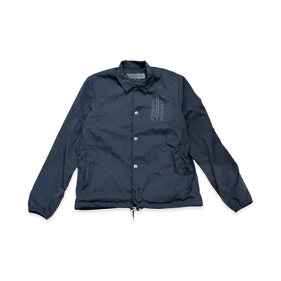 Chrome Hearts Riggins FBRC CH Plus Cross Button Nylon Coach Jacket "Black"