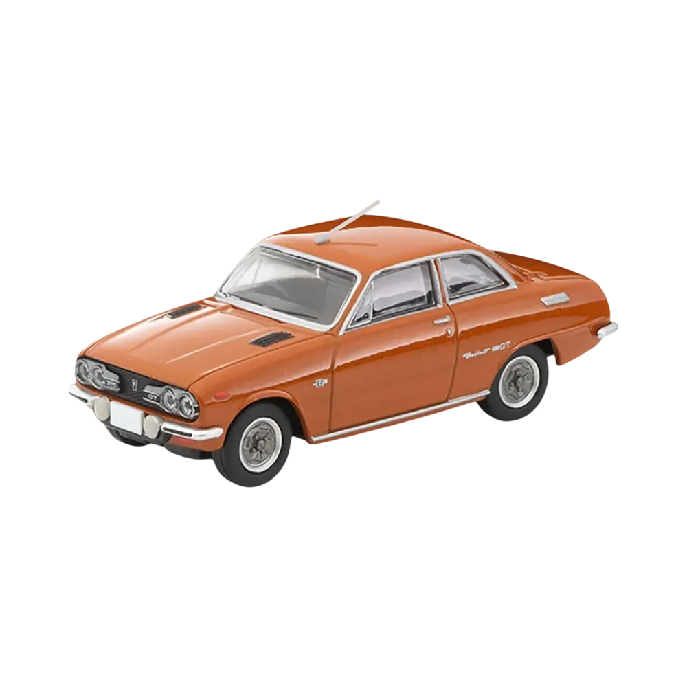 TOMYTEC "TOMICA LIMITED VINTAGE" 1/64 LV-137c Isuzu Bellett 1600 Gt Type R (Orange M) 1973 Year Model