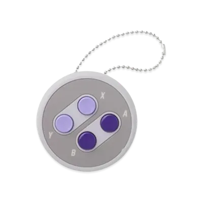 Nintendo Capsule Toy Controller Button Collection Vol.2 "Super Famicom Button Purple"