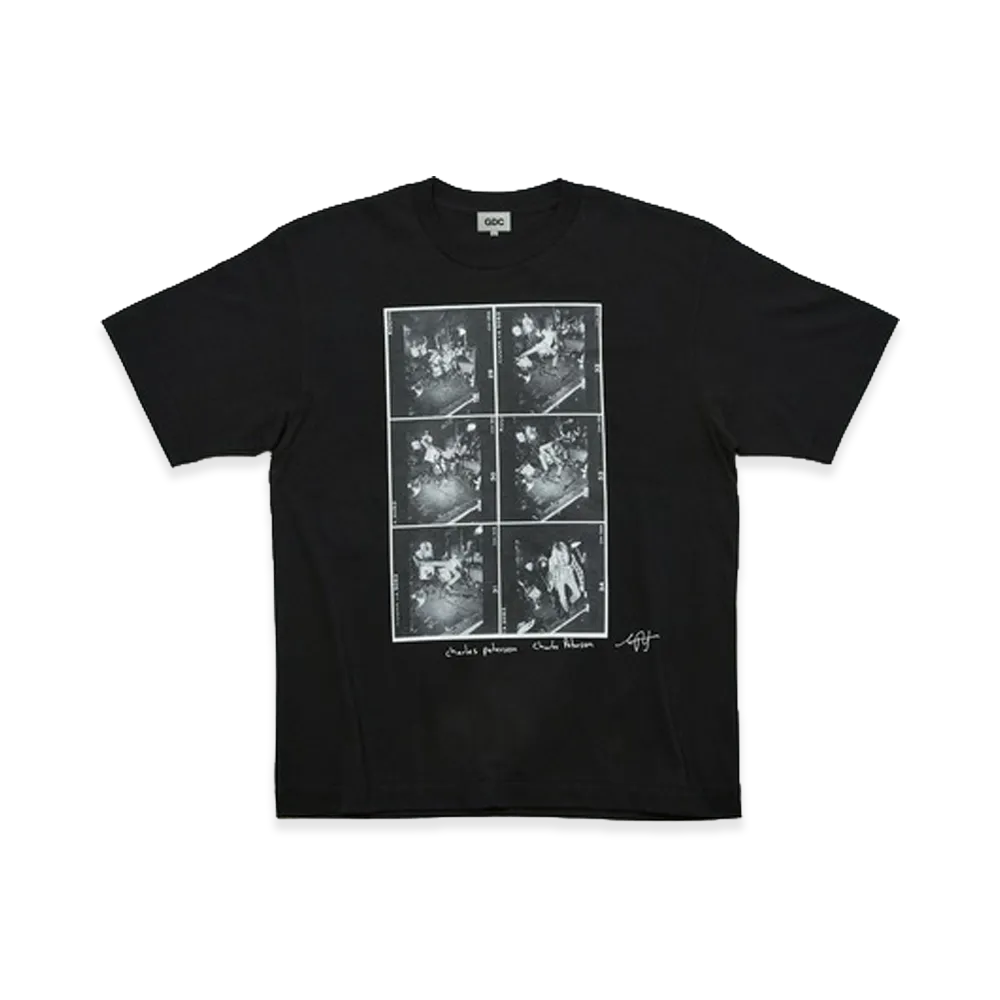 GDC x Charles Peterson x NIRVANA Raji's Drum Sequence Tee "Black"