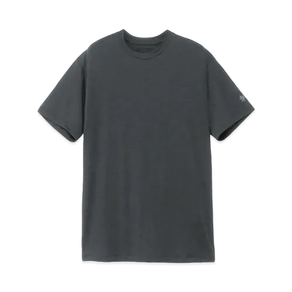 Goldwin Advanced Light Hybrid Wool T-shirt (Unisex) "Dark Charcoal"