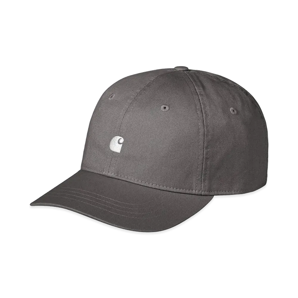 Carhartt WIP Madison Logo Cap "Porphyry/White"