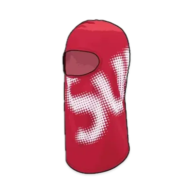 Supreme Halftone Lightweight Balaclava "Red"