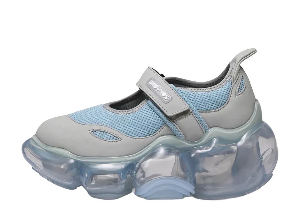 grounds Women's MOOPIE MARY JANE "Ice Gray"