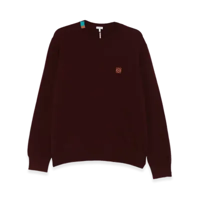 LOEWE Wool Sweater "Bordeaux"