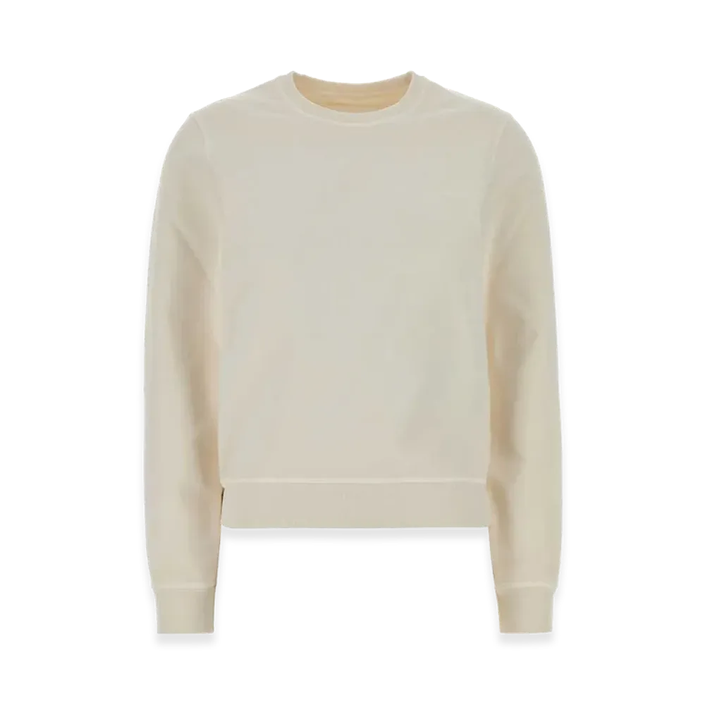 Maison Margiela Women's Cotton Sweatshirt "Ivory/White"